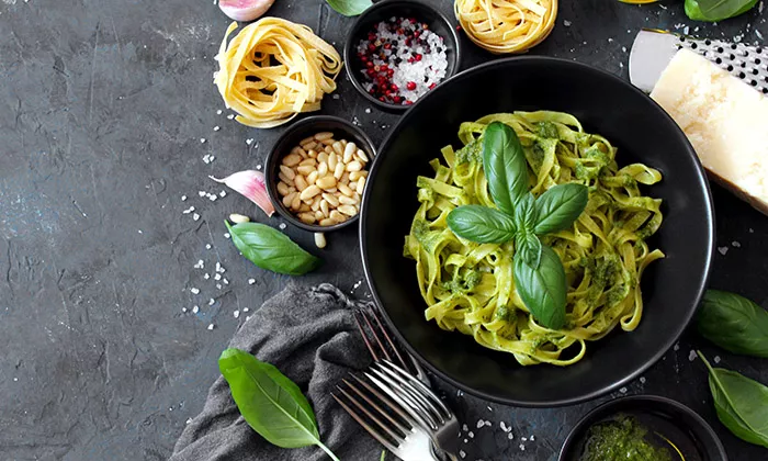 Pasta pesto